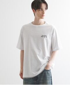 tk.TAKEO KIKUCHI / ティーケー タケオキクチ Tシャツ | マイクロボーダーフェイクTシャツ