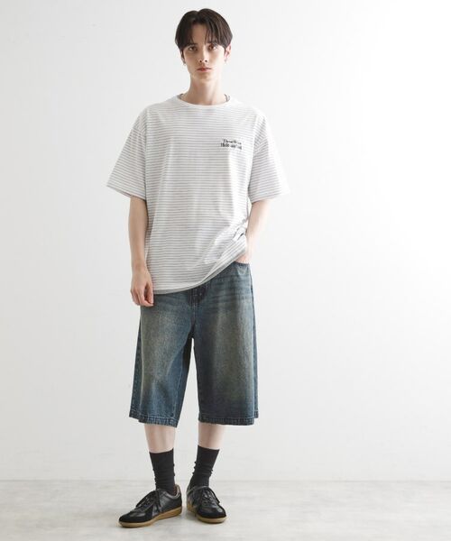 tk.TAKEO KIKUCHI / ティーケー タケオキクチ Tシャツ | マイクロボーダーフェイクTシャツ | 詳細10