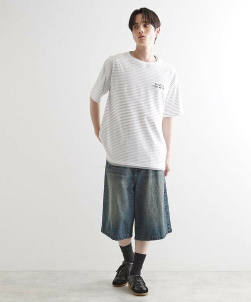 tk.TAKEO KIKUCHI / ティーケー タケオキクチ Tシャツ | マイクロボーダーフェイクTシャツ | 詳細11