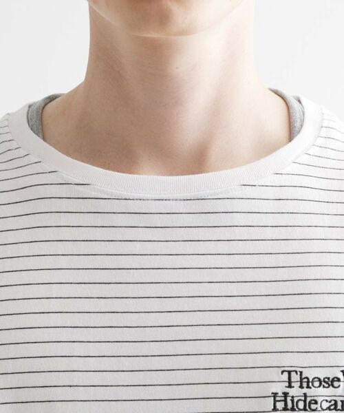 tk.TAKEO KIKUCHI / ティーケー タケオキクチ Tシャツ | マイクロボーダーフェイクTシャツ | 詳細16