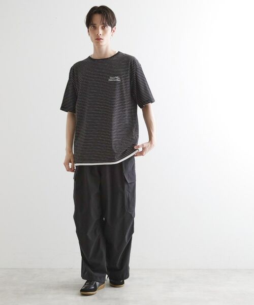 tk.TAKEO KIKUCHI / ティーケー タケオキクチ Tシャツ | マイクロボーダーフェイクTシャツ | 詳細3