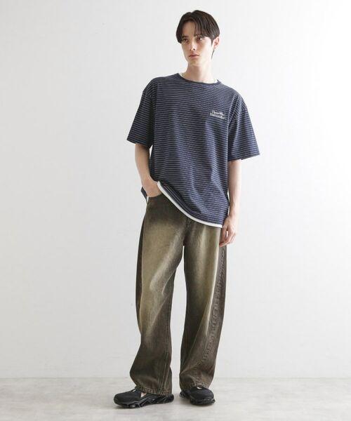 tk.TAKEO KIKUCHI / ティーケー タケオキクチ Tシャツ | マイクロボーダーフェイクTシャツ | 詳細7