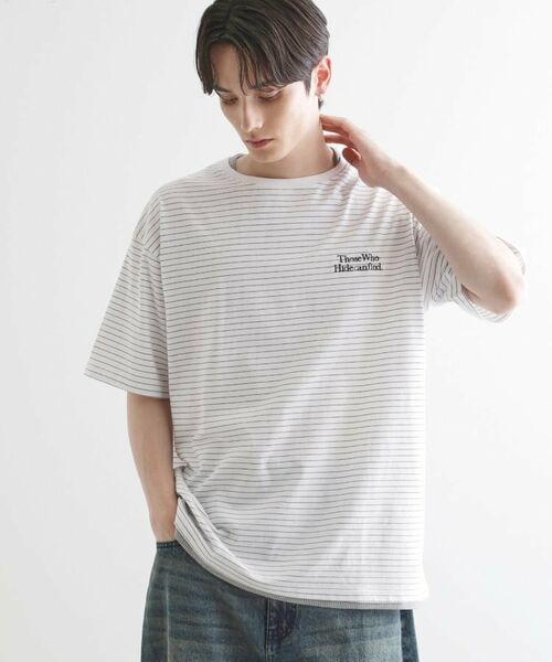 tk.TAKEO KIKUCHI / ティーケー タケオキクチ Tシャツ | マイクロボーダーフェイクTシャツ | 詳細9