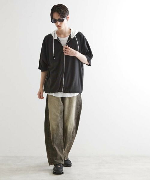 tk.TAKEO KIKUCHI / ティーケー タケオキクチ パーカー | ドルマンジップパーカ | 詳細11