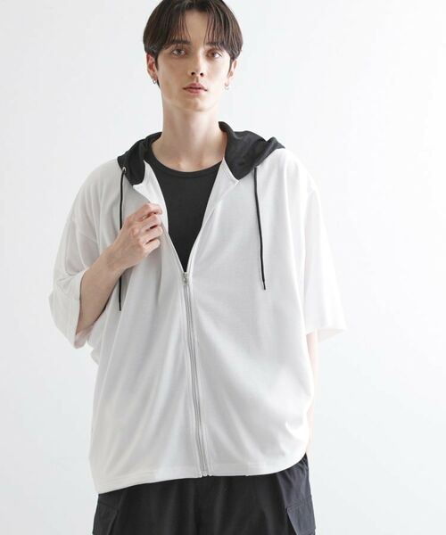 tk.TAKEO KIKUCHI / ティーケー タケオキクチ パーカー | ドルマンジップパーカ | 詳細13