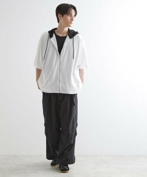 tk.TAKEO KIKUCHI / ティーケー タケオキクチ パーカー | ドルマンジップパーカ | 詳細15