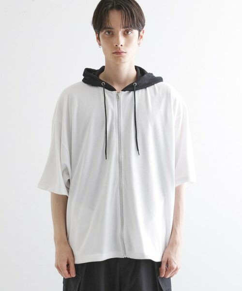 tk.TAKEO KIKUCHI / ティーケー タケオキクチ パーカー | ドルマンジップパーカ | 詳細17