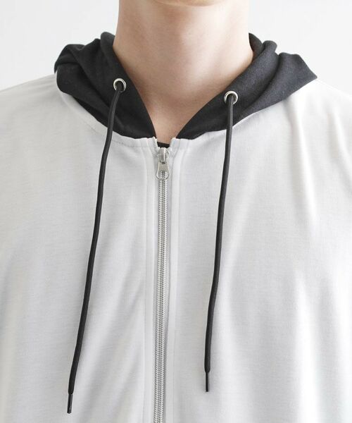 tk.TAKEO KIKUCHI / ティーケー タケオキクチ パーカー | ドルマンジップパーカ | 詳細20
