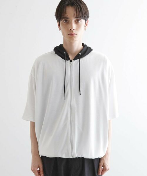 tk.TAKEO KIKUCHI / ティーケー タケオキクチ パーカー | ドルマンジップパーカ | 詳細26