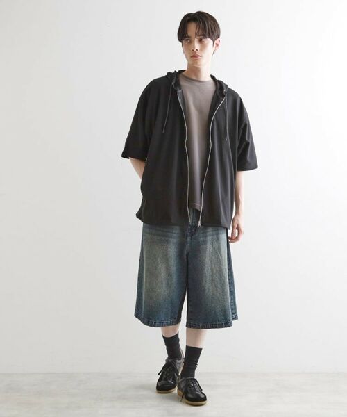 tk.TAKEO KIKUCHI / ティーケー タケオキクチ パーカー | ドルマンジップパーカ | 詳細7