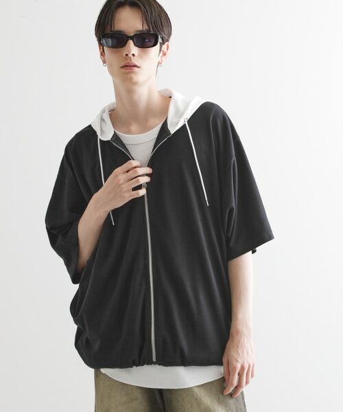 tk.TAKEO KIKUCHI / ティーケー タケオキクチ パーカー | ドルマンジップパーカ | 詳細9