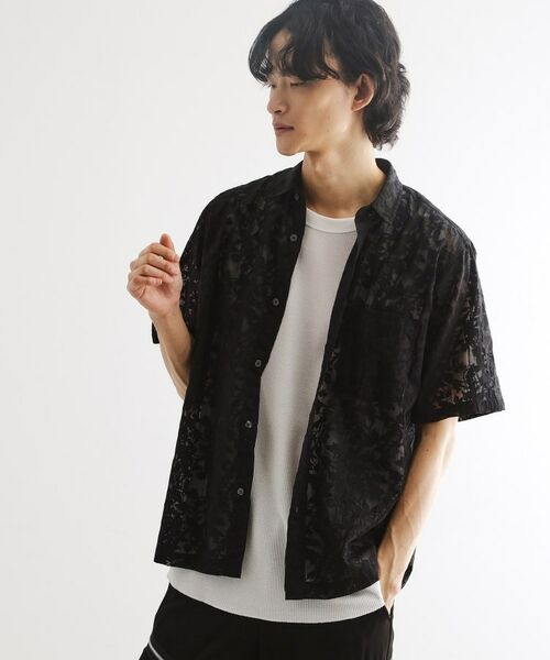 tk.TAKEO KIKUCHI / ティーケー タケオキクチ シャツ・ブラウス | オパールプリントシャツ | 詳細1