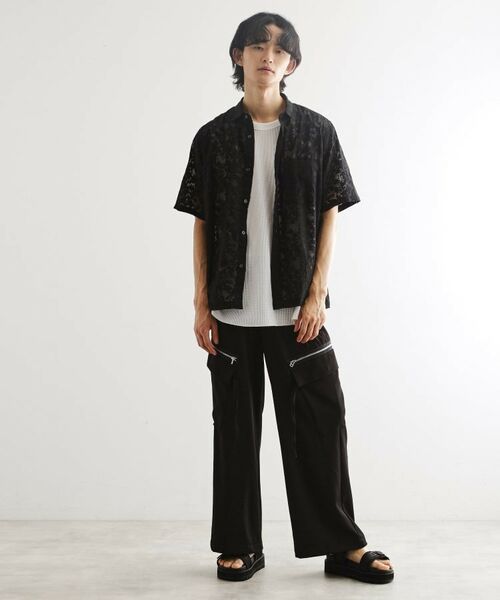 tk.TAKEO KIKUCHI / ティーケー タケオキクチ シャツ・ブラウス | オパールプリントシャツ | 詳細2