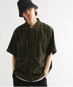 tk.TAKEO KIKUCHI / ティーケー タケオキクチ Tシャツ | 配色ステッチ半袖シャツ