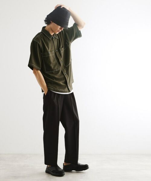 tk.TAKEO KIKUCHI / ティーケー タケオキクチ Tシャツ | 配色ステッチ半袖シャツ | 詳細10