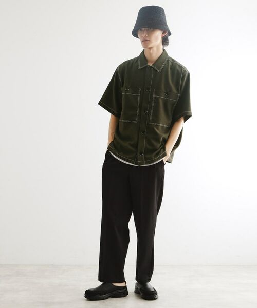 tk.TAKEO KIKUCHI / ティーケー タケオキクチ Tシャツ | 配色ステッチ半袖シャツ | 詳細11