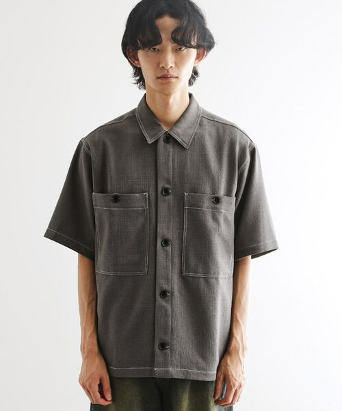 tk.TAKEO KIKUCHI / ティーケー タケオキクチ Tシャツ | 配色ステッチ半袖シャツ | 詳細13