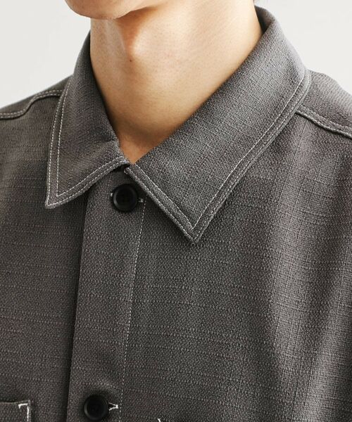 tk.TAKEO KIKUCHI / ティーケー タケオキクチ Tシャツ | 配色ステッチ半袖シャツ | 詳細16