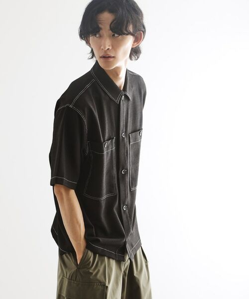 tk.TAKEO KIKUCHI / ティーケー タケオキクチ Tシャツ | 配色ステッチ半袖シャツ | 詳細5