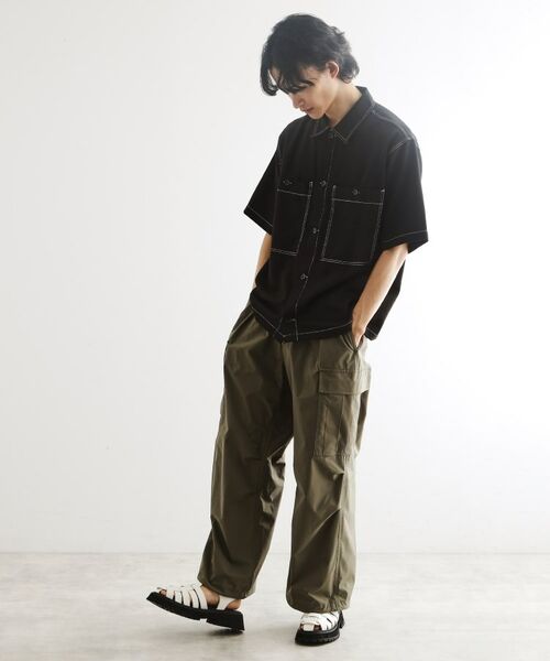 tk.TAKEO KIKUCHI / ティーケー タケオキクチ Tシャツ | 配色ステッチ半袖シャツ | 詳細6