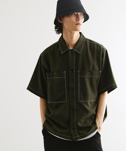 tk.TAKEO KIKUCHI / ティーケー タケオキクチ Tシャツ | 配色ステッチ半袖シャツ | 詳細9