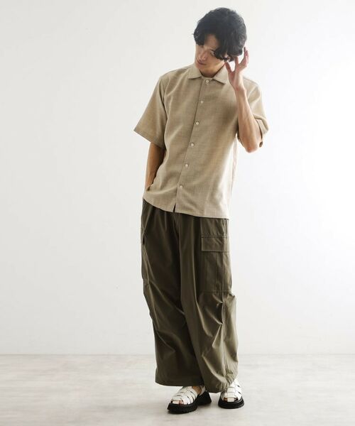 tk.TAKEO KIKUCHI / ティーケー タケオキクチ シャツ・ブラウス | 【セットアップ対応】テックキャンバスシャツ | 詳細10