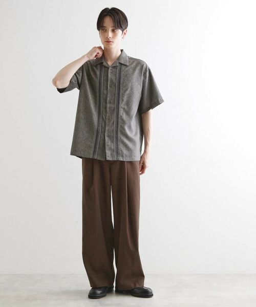 tk.TAKEO KIKUCHI / ティーケー タケオキクチ シャツ・ブラウス | コード刺繍シャツ | 詳細10