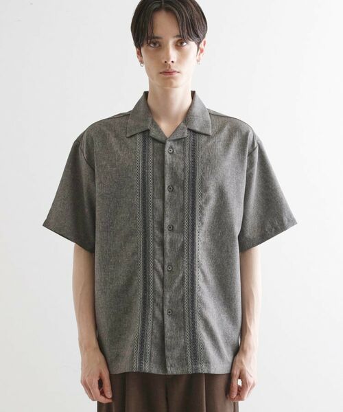 tk.TAKEO KIKUCHI / ティーケー タケオキクチ シャツ・ブラウス | コード刺繍シャツ | 詳細13