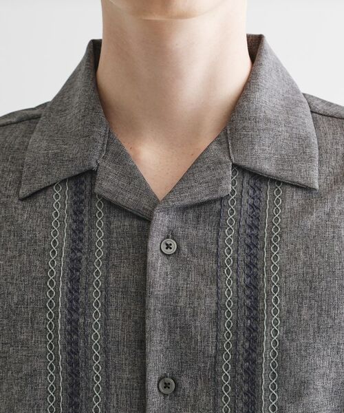 tk.TAKEO KIKUCHI / ティーケー タケオキクチ シャツ・ブラウス | コード刺繍シャツ | 詳細16