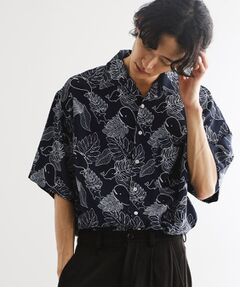 tk.TAKEO KIKUCHI / ティーケー タケオキクチ Tシャツ | アートタッチホエール5分袖シャツ