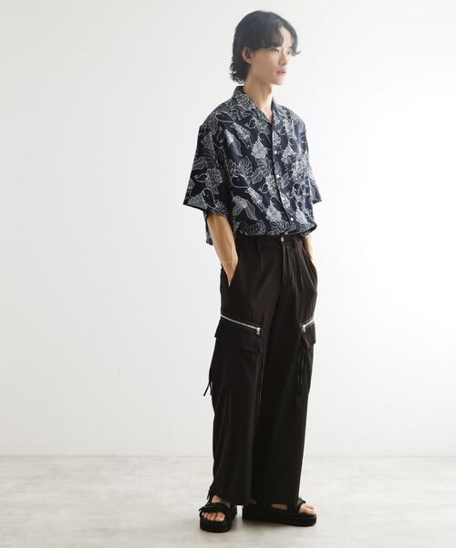 tk.TAKEO KIKUCHI / ティーケー タケオキクチ Tシャツ | アートタッチホエール5分袖シャツ | 詳細11