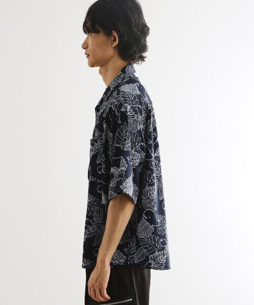 tk.TAKEO KIKUCHI / ティーケー タケオキクチ Tシャツ | アートタッチホエール5分袖シャツ | 詳細14