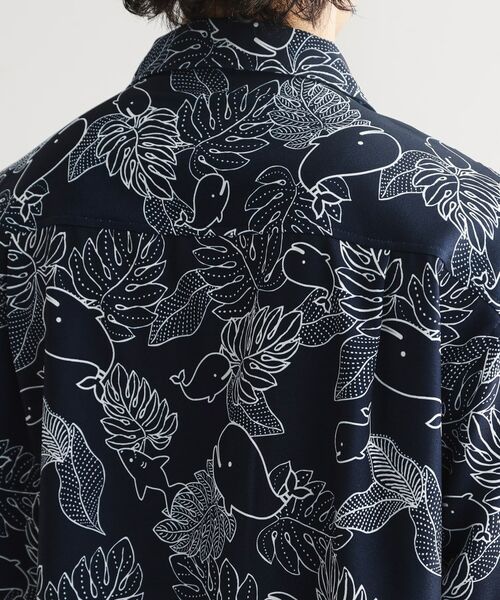 tk.TAKEO KIKUCHI / ティーケー タケオキクチ Tシャツ | アートタッチホエール5分袖シャツ | 詳細17