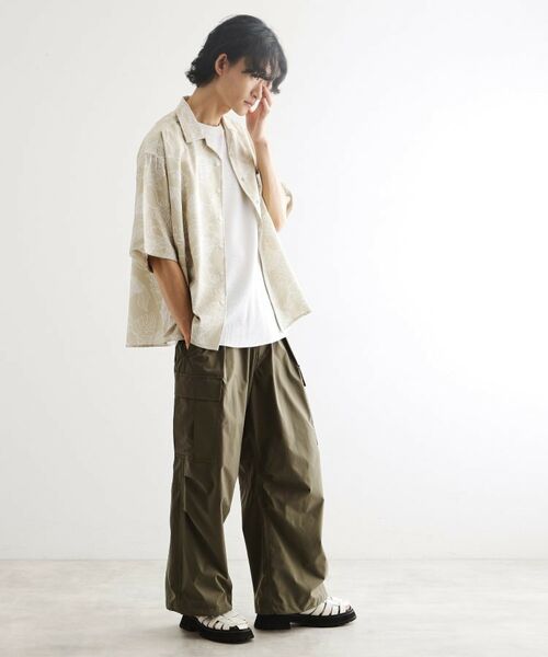 tk.TAKEO KIKUCHI / ティーケー タケオキクチ Tシャツ | アートタッチホエール5分袖シャツ | 詳細7