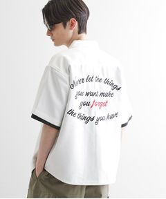 tk.TAKEO KIKUCHI / ティーケー タケオキクチ シャツ・ブラウス | レイヤードバック刺繍シャツ