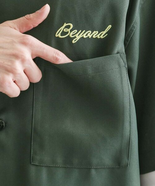 tk.TAKEO KIKUCHI / ティーケー タケオキクチ シャツ・ブラウス | レイヤードバック刺繍シャツ | 詳細18