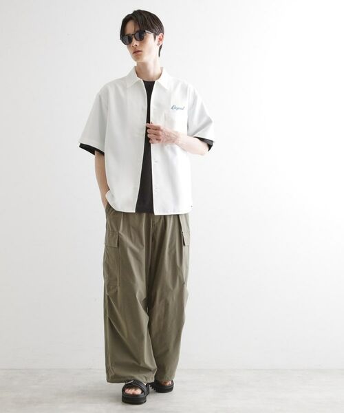 tk.TAKEO KIKUCHI / ティーケー タケオキクチ シャツ・ブラウス | レイヤードバック刺繍シャツ | 詳細2