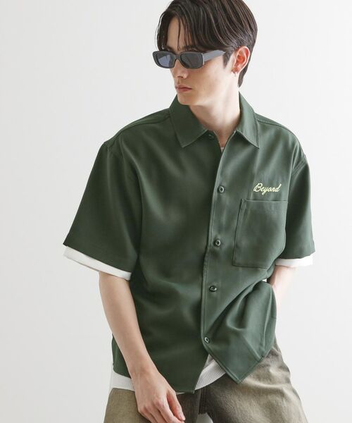 tk.TAKEO KIKUCHI / ティーケー タケオキクチ シャツ・ブラウス | レイヤードバック刺繍シャツ | 詳細9