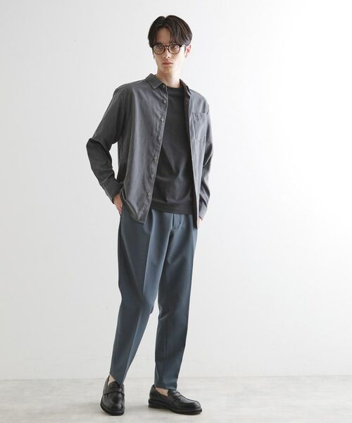 tk.TAKEO KIKUCHI / ティーケー タケオキクチ パンツ | 【セットアップ対応】360度ストレッチ ワイドテーパードパンツ | 詳細12