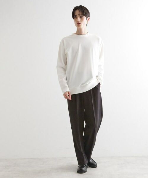 tk.TAKEO KIKUCHI / ティーケー タケオキクチ パンツ | 【セットアップ対応】360度ストレッチ ワイドテーパードパンツ | 詳細4