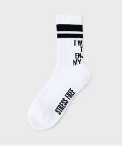 tk.TAKEO KIKUCHI / ティーケー タケオキクチ ソックス | テキストラインソックス