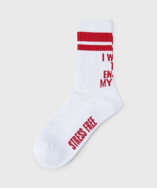 tk.TAKEO KIKUCHI / ティーケー タケオキクチ ソックス | テキストラインソックス | 詳細1