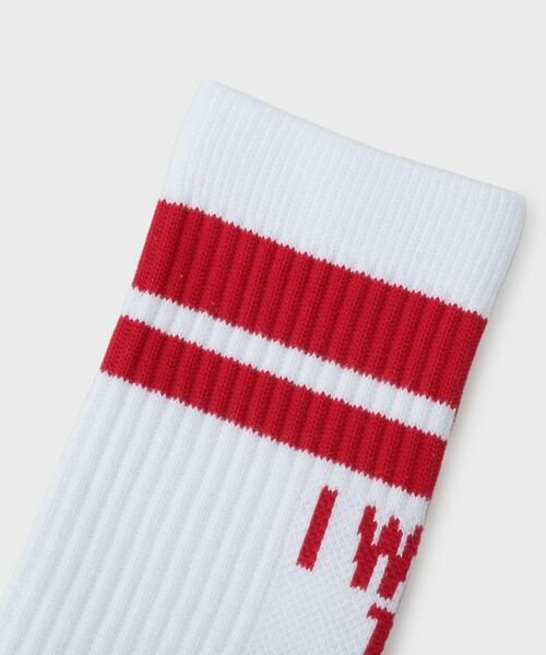 tk.TAKEO KIKUCHI / ティーケー タケオキクチ ソックス | テキストラインソックス | 詳細2