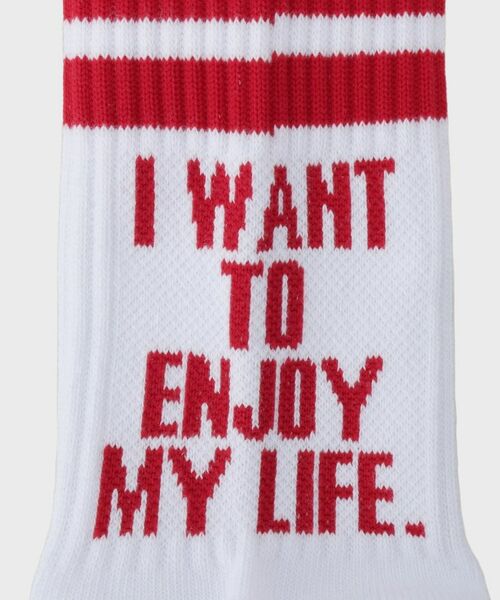 tk.TAKEO KIKUCHI / ティーケー タケオキクチ ソックス | テキストラインソックス | 詳細5