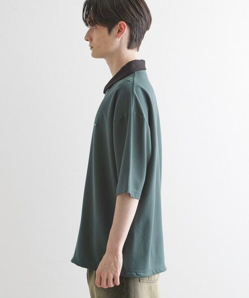 tk.TAKEO KIKUCHI / ティーケー タケオキクチ ポロシャツ | 配色ハーフジップポロシャツ | 詳細19