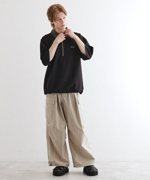 tk.TAKEO KIKUCHI / ティーケー タケオキクチ ポロシャツ | 配色ハーフジップポロシャツ | 詳細8