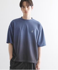 tk.TAKEO KIKUCHI / ティーケー タケオキクチ カットソー | グラデーションダイ5分袖カットソー