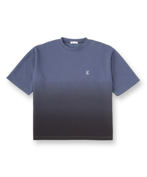 tk.TAKEO KIKUCHI / ティーケー タケオキクチ カットソー | グラデーションダイ5分袖カットソー | 詳細1