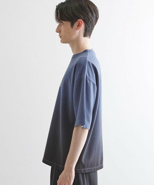 tk.TAKEO KIKUCHI / ティーケー タケオキクチ カットソー | グラデーションダイ5分袖カットソー | 詳細15