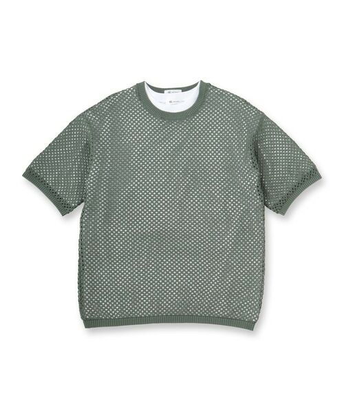 tk.TAKEO KIKUCHI / ティーケー タケオキクチ カットソー | サマーメッシュアンサンブル | 詳細1